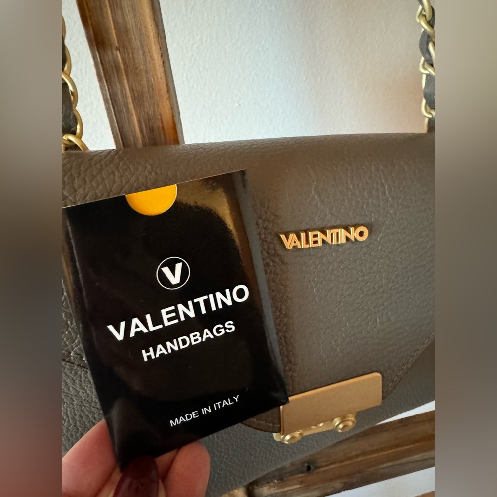 Grey Valentino Chain Link Bag